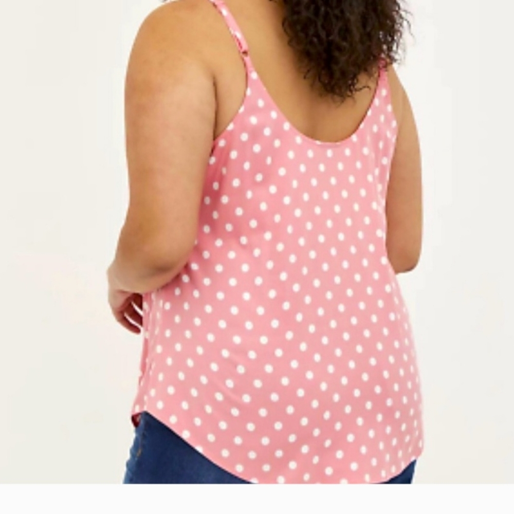 Torrid Polka Dot Stretch Cami